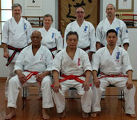 Kyoshi Glyn, Kyoshi Catherine, Jun Shihan Sean, Kyoshi Phil, Hanshi Charles, Kaicho, Nidaime