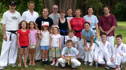 Outdoor training in 2008